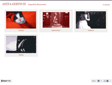 Tablet Screenshot of anitagertych.digartfolio.pl